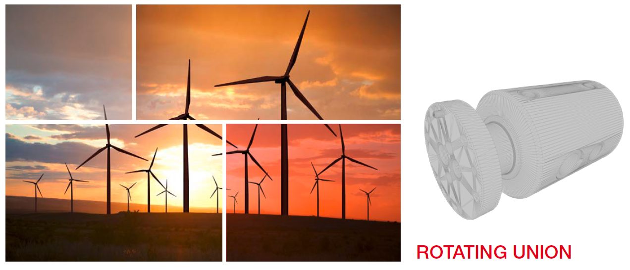 Rüzgar Türbin uygulamalarında Döner Bağlantı Elemanı