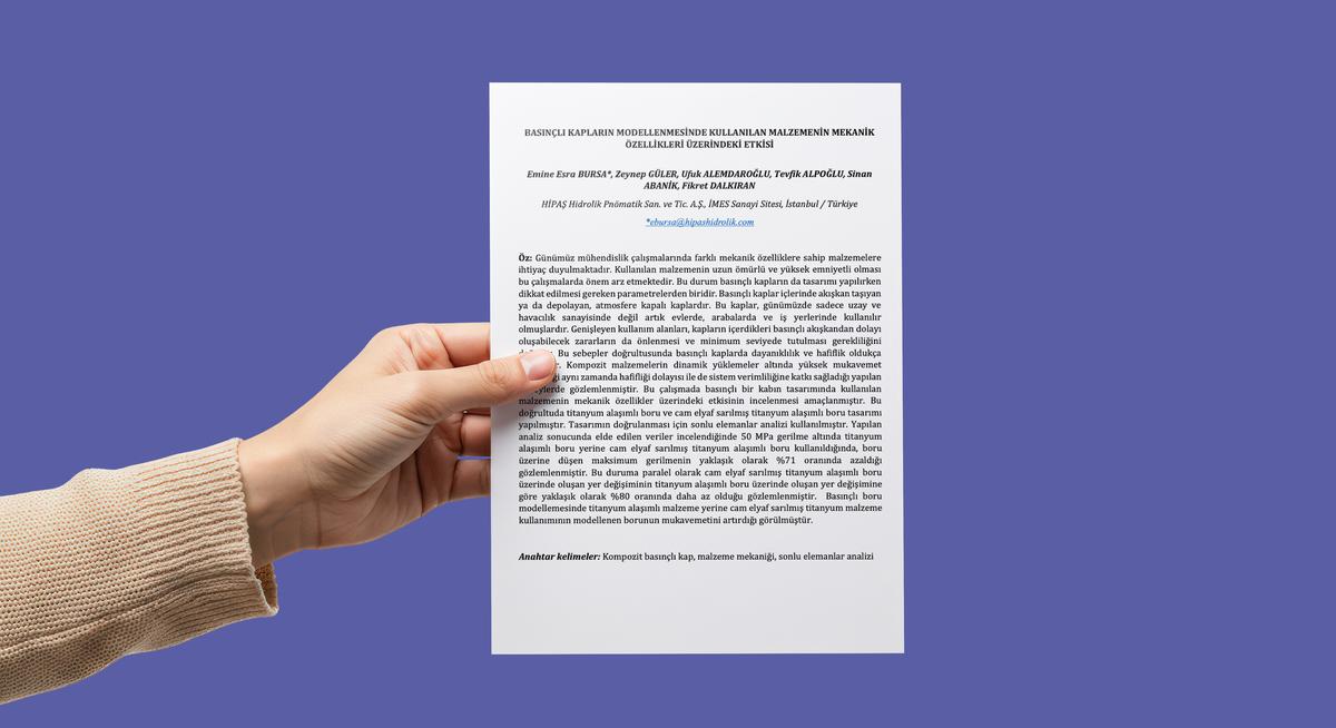 Basınçlı Kapların Modellenmesinde Kullanılan Malzemenin Mekanik Özellikleri Üzerindeki Etkisi